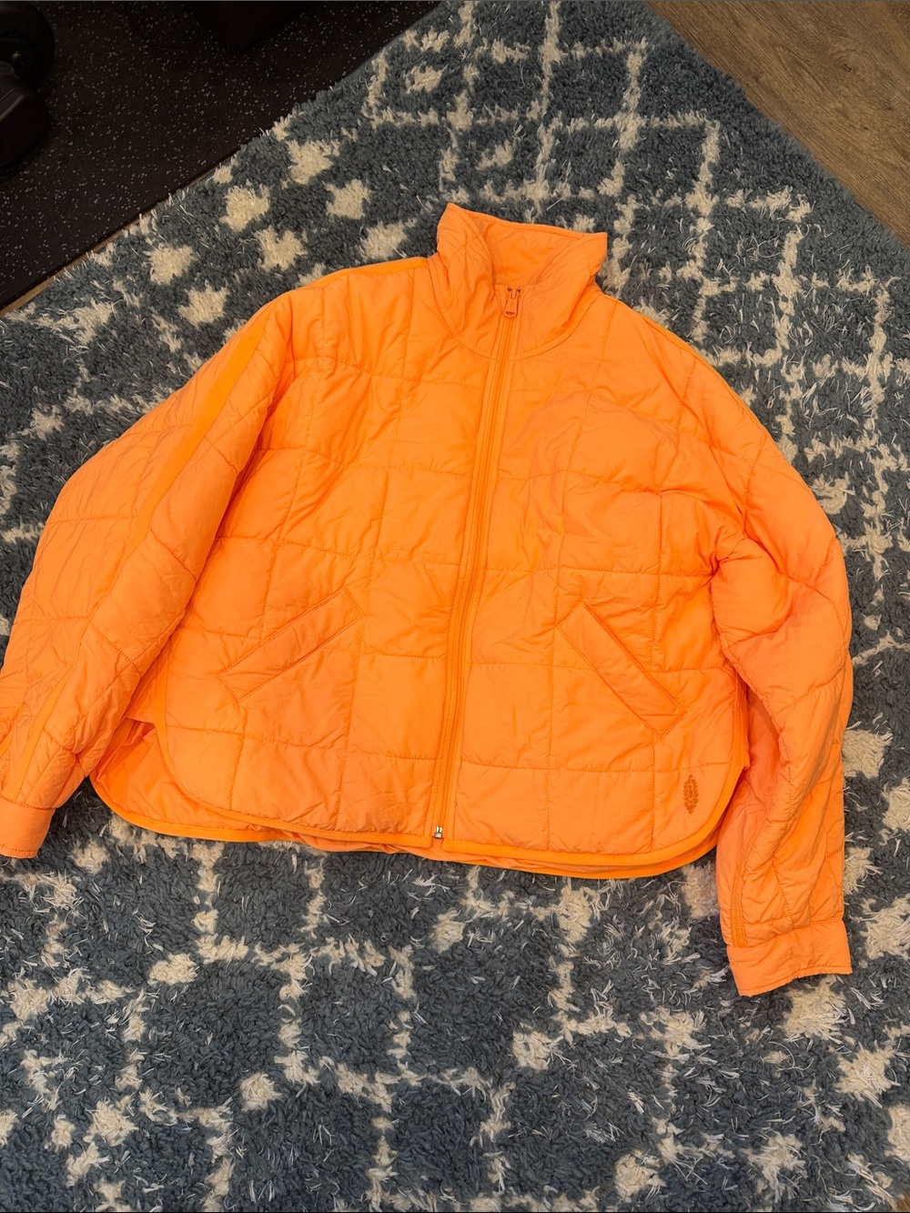 Women's Orange Pippa Packable Puffer Jacket